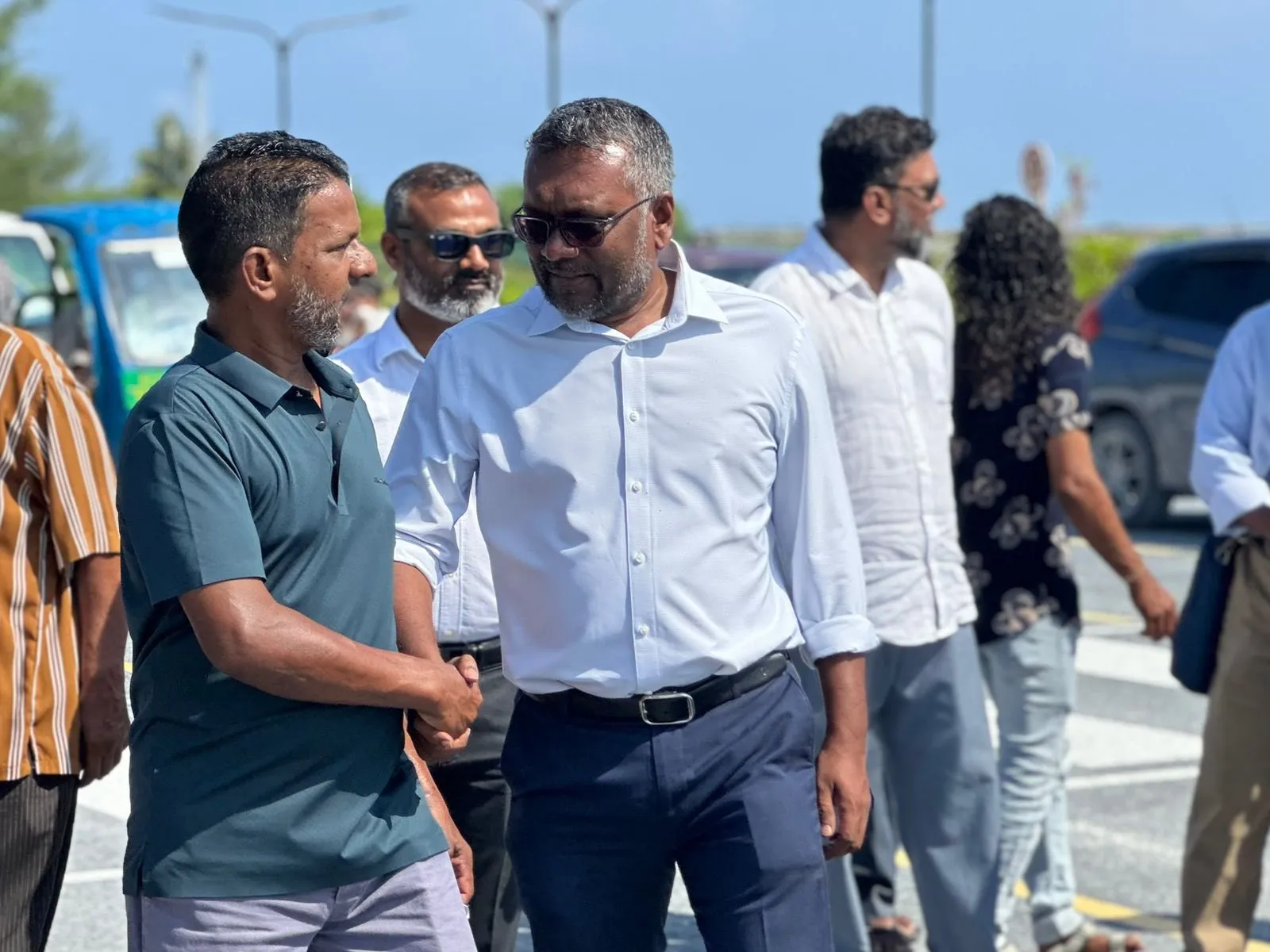 ޗެއާޕާސަން އިންތިޚާބުގެ ކެންޕެއިންގެ ތެރެއިން: ފޮޓޯ/ އެމްޑީޕީ
