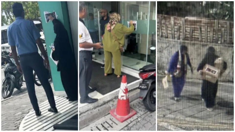 ޝަޒްރާ އާއި ޝާދިޔާ މާލެ އާއި ހުޅުމާލޭގައި ހުންނަ ސަރުކާރު އިދާރާ ތަކާއި އެމްބަސީތައް ކައިރީ އިޒްރޭލާ ދެކޮޅަށް އަޑު އުފުލައި އެ ތަންތަން ހުންނަ އިމާރާތްތަކުގައި އެއްޗެހި ހަރުކުރަނީ.