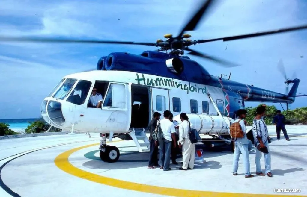 Helicopter services that were previously available in Maldives from 1990-1999 under the name Hummingbird