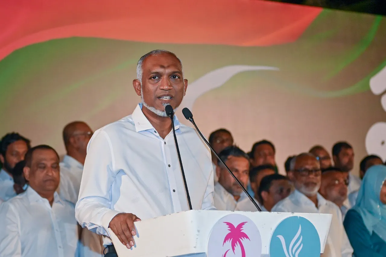 ރައީސް ޑރ.މުޙައްމަދު މުޢިއްޒު-- ފޮޓޯ: ވޮއިސް