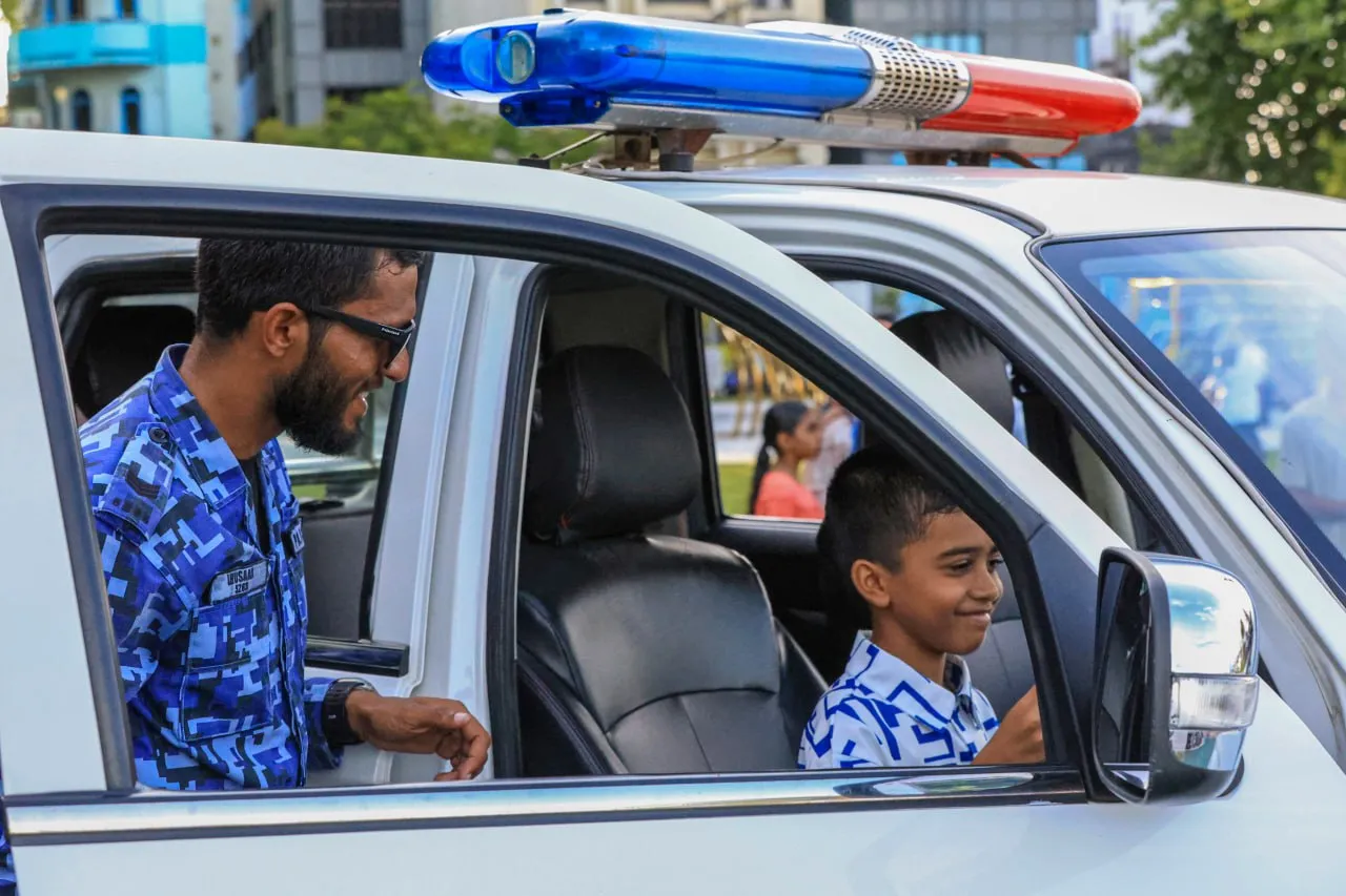 މާލޭގައި ކުރިއަށް ގެންދިޔަ ހަރަކާތުގެ ތެރެއިން - ފޮޓޯ: ޕޮލިސް