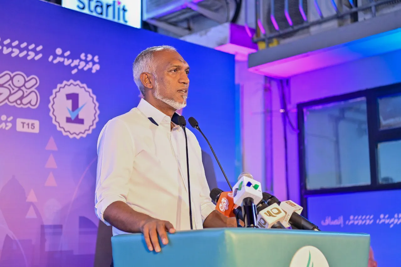 ރައީސް ޑރ.މުހައްމަދު މުއިއްޒު-- ފޮޓޯ: ޕީޕީއެމް/ޕީއެންސީ