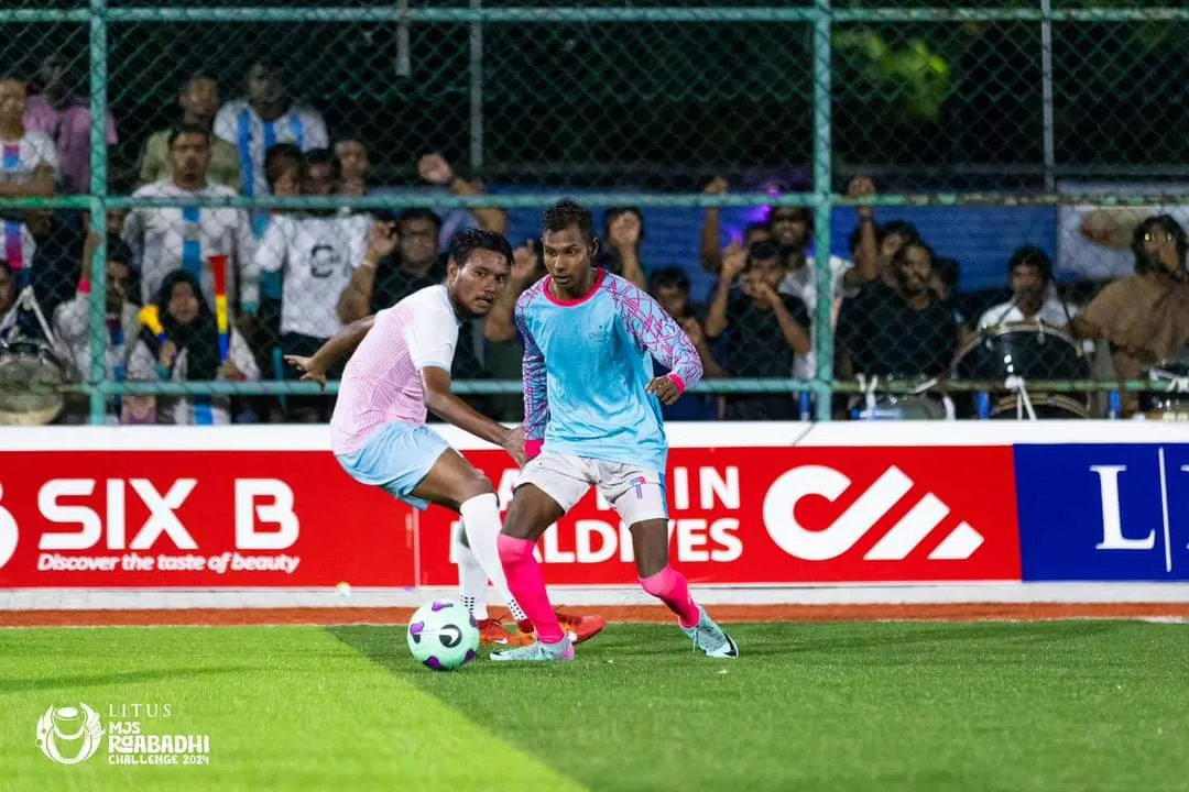 ކޯރާ ކޯރާ އަތުން ބަލިވި ނަމަވެސް ދިގަލި މޯލްޑިވްސް ކުއާޓާ ފައިނަލުން ޖާގަ ހޯދައިފި