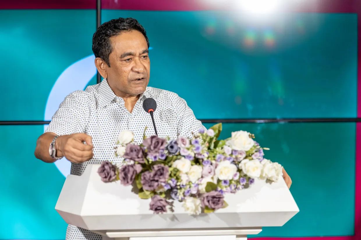 Former President and current leader of PNF, Abdulla Yameen
