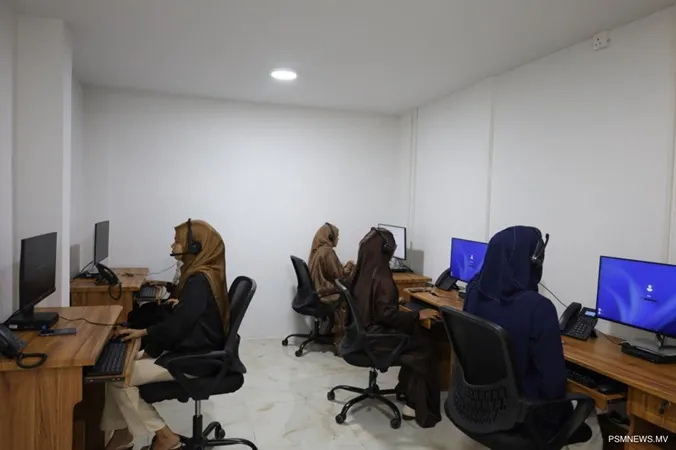 އެންސްޕާގެ ކޯލް ސެންޓަރު -- ފޮޓޯ: ހެލްތް މިނިސްޓްރީ
