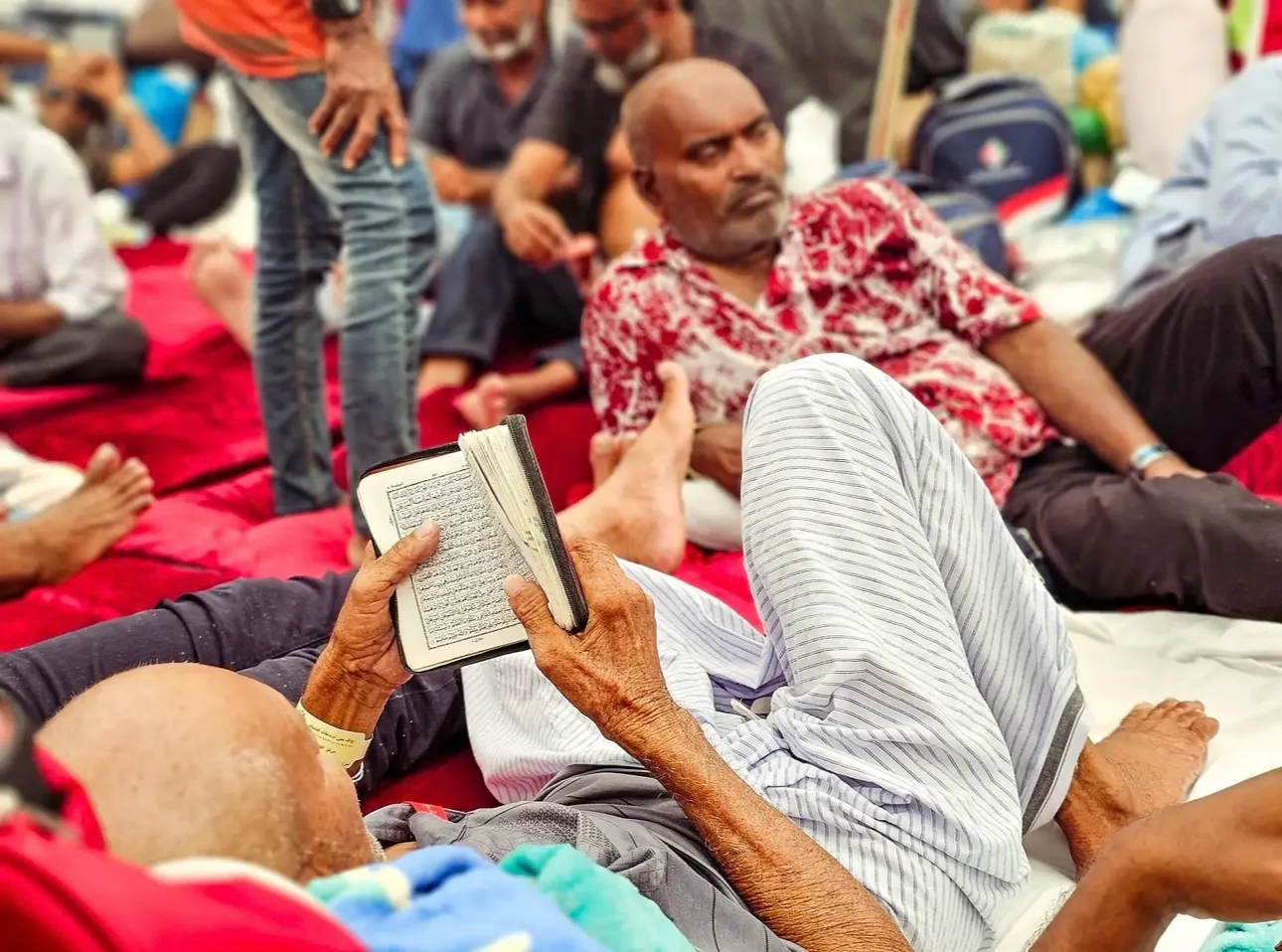 ދިވެހި ހައްޖުވެރިން މިނާގައި (ފޮޓޯ/ހައްޖު ކޯޕަރޭޝަން)