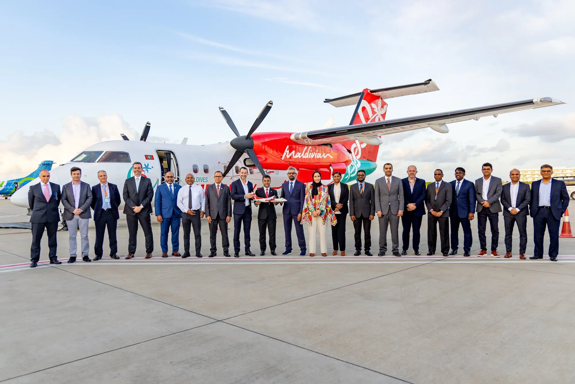 Ooredoo and Health Ministry officials at today’s ceremony (Photo/Ooredoo)