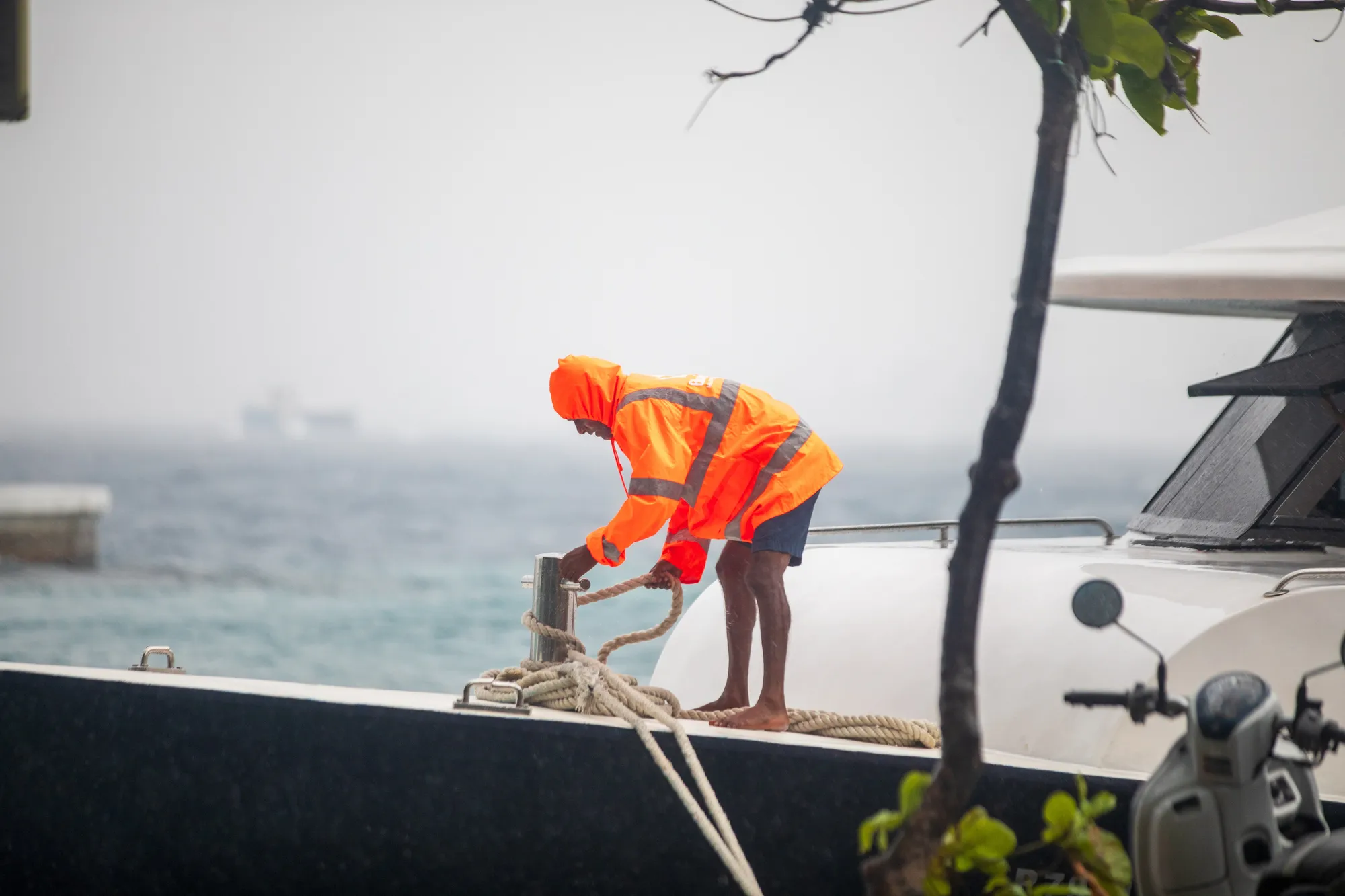 މާލެ ސަރަހައްދަށް މޫސުން ގޯސްވި ދުވަހެއް - ފައިލް ފޮޓޯ: ދުވަސް