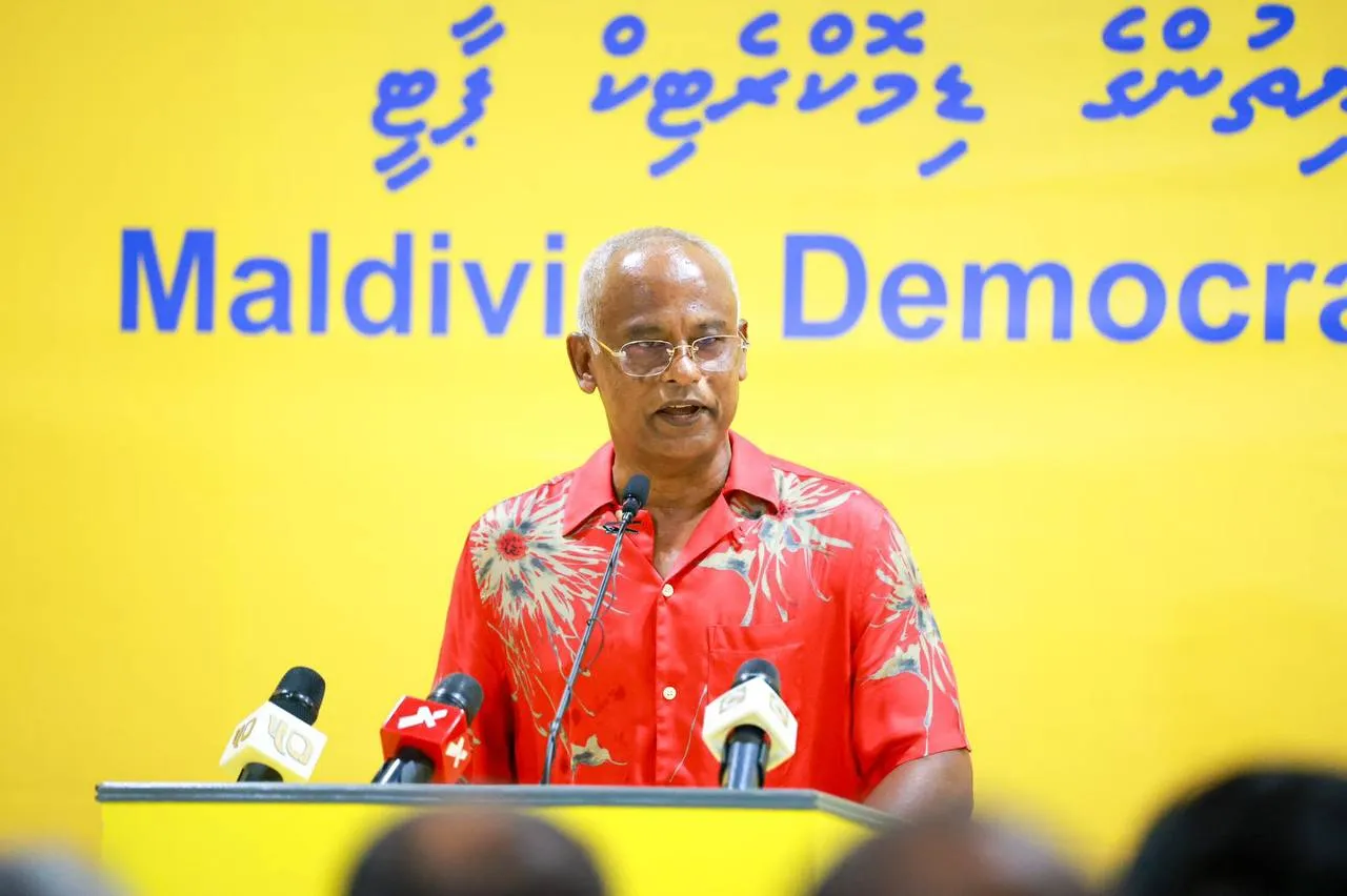 ރައީސް އިބްރާހިމް މުހައްމަދު ޞާލިހު-- ފޮޓޯ: އެމްޑީޕީ