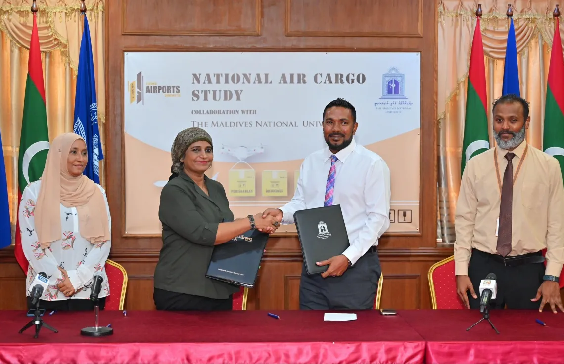 ރާއްޖޭގައި އެއާ ކާގޯއާ ބެހޭ ގައުމީ ދިރާސާއެއް ކުރުމަށް އެއްބަސްވެއްޖެ