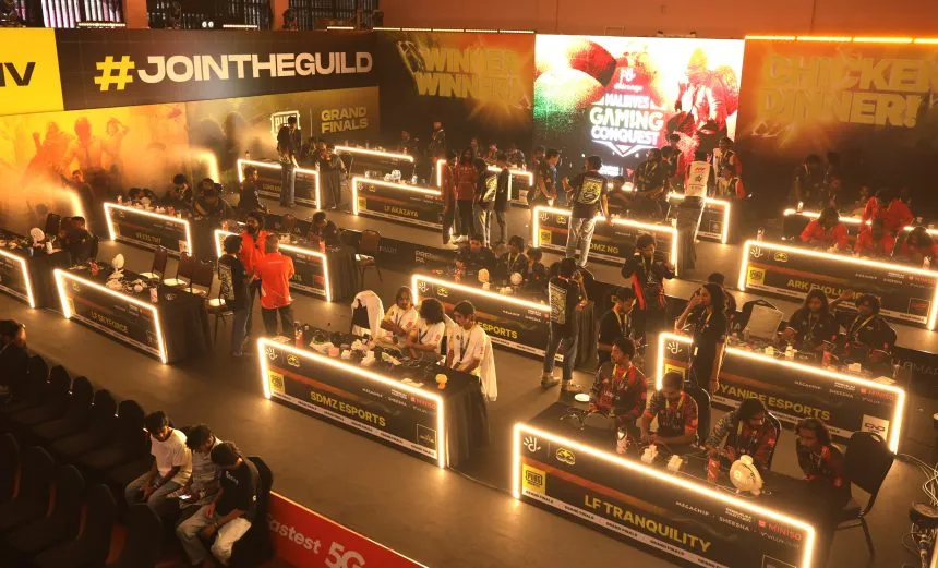 During an Esports competition