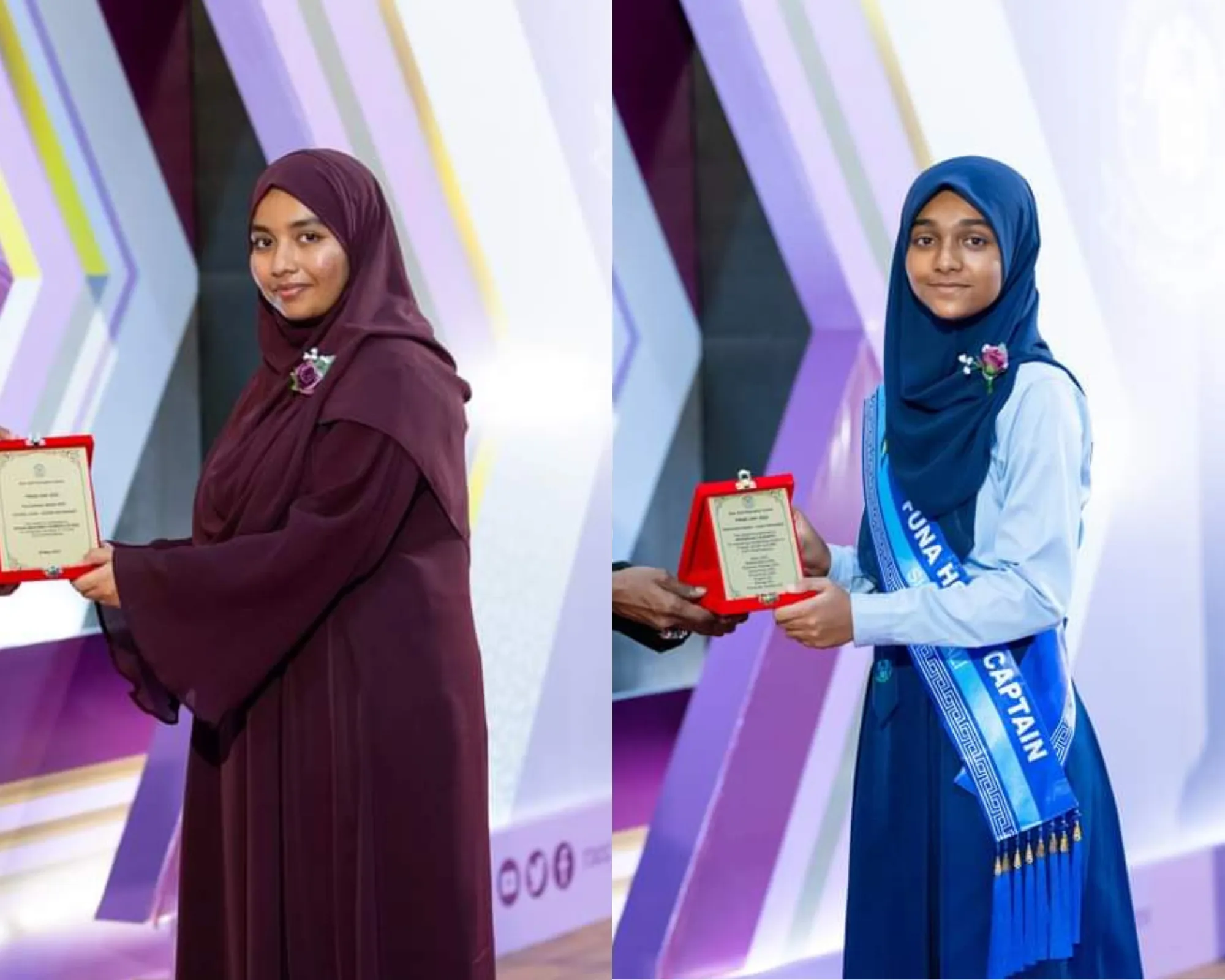 ރ އަތޮޅު ތަޢުލީމީ މަރުކަޒުގެ ރަންވަނަ ޝަދާ އާއި ޝައުފާ އަށް