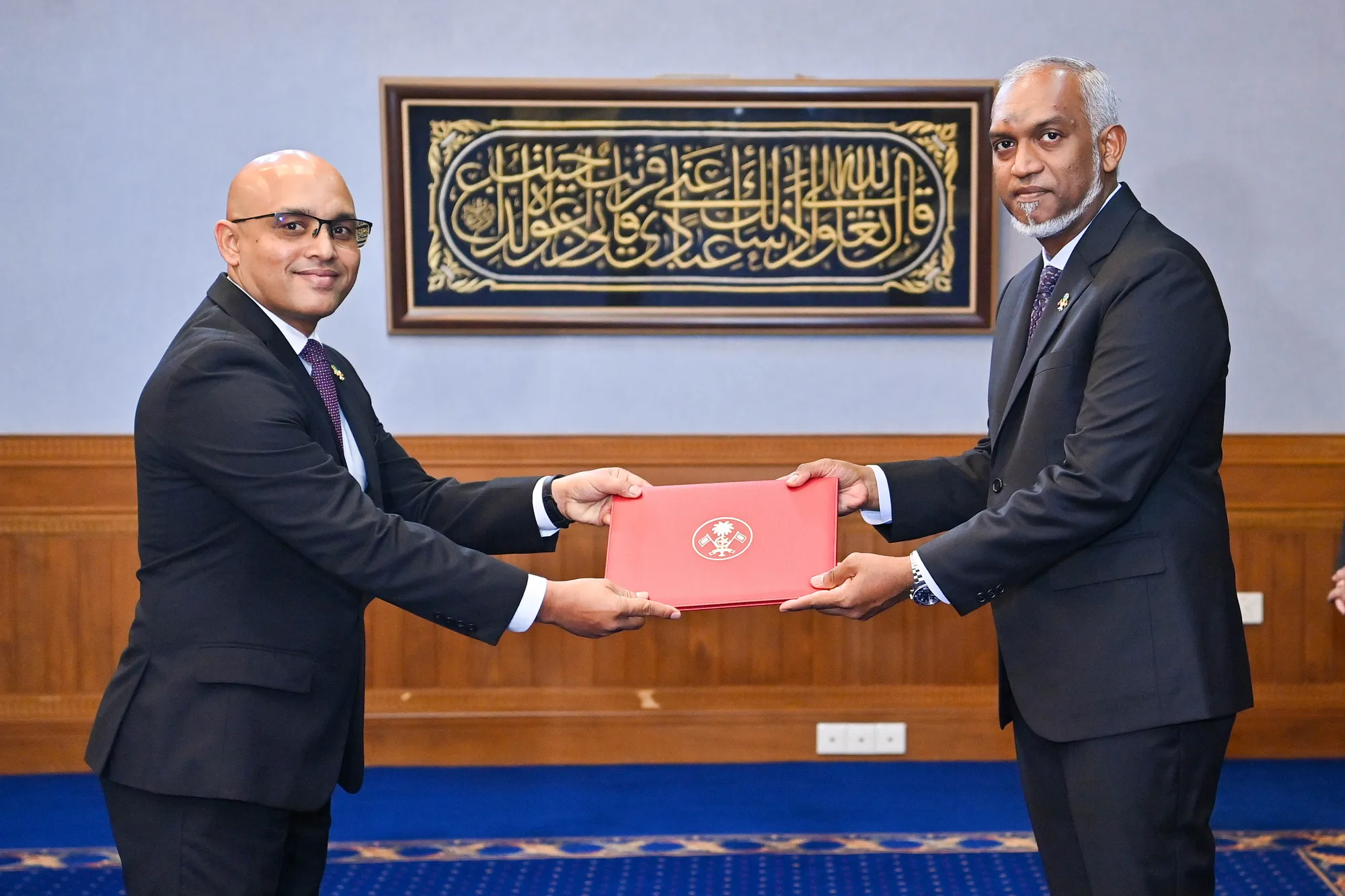 Appointment of Hassan Zareer as Minister of Finance (Photo/President's Office)