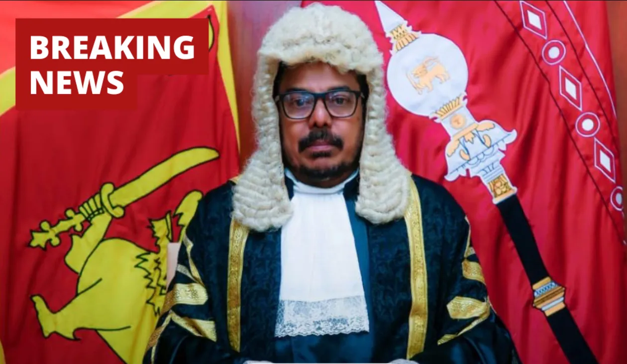 ތަޢުލީމީ ސަނަދުތަކާ ގުޅިގެން ސުވާލުތައް އަމާޒުވުމާއެކު، ލަންކާގެ މަޖިލީހުގެ ރައީސް އިސްތިއުފާ ދެއްވައިފި