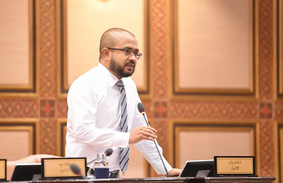 ފޭދޫ ދާއިރާގެ މެންބަރު މުހައްމަދު ނިހާދު-- ފޮޓޯ/މަޖިލިސް