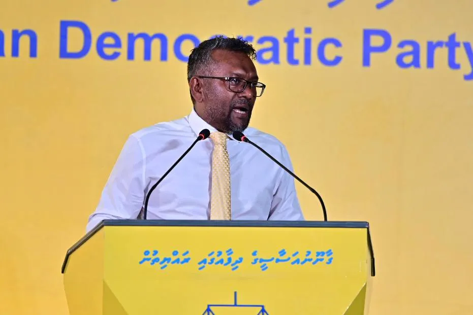 އެމްޑީޕީގެ ޗެއާޕާސަން ފައްޔާޒު އިސްމާޢީލް: ފޮޓޯ/ އެމްޑީޕީ