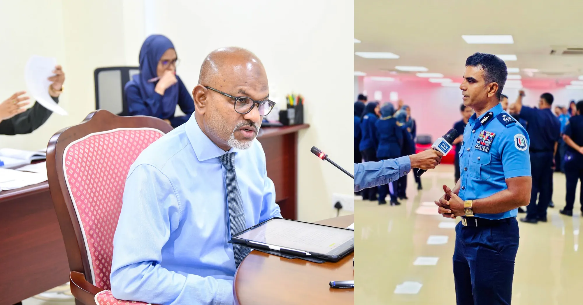 އޭސީޕީ ދާއޫދު އަދި ރައްޔިތުުންގެ މަޖިލީހުގެ މާލިއްޔަތު ކޮމިޓީގެ ނާއިބު މުގައްރިރު ނާޘިމް -