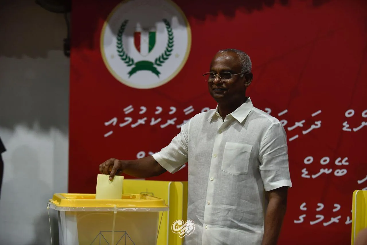 ޕްރައިމަރީގައި ރައީސް ޞާލިހް ވޯޓު ލައްވައިފި
