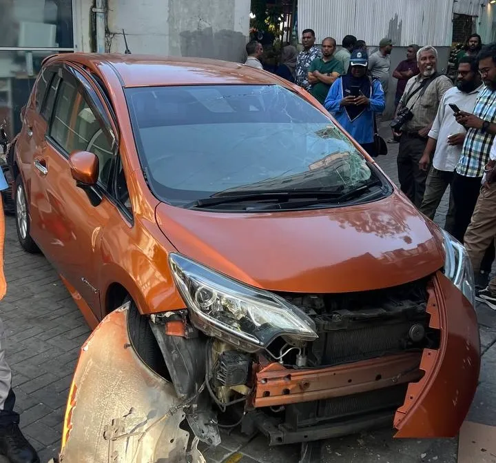 މިއަދުގެ އެކްސިޑެންޓްގައި ކާރަށް ގެއްލުން ވެފައި