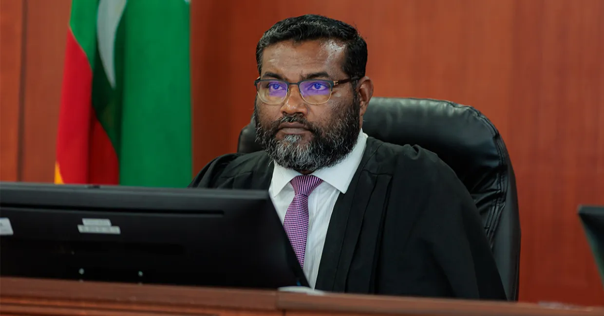 ހައިކޯޓުގެ ފަނޑިޔާރުގެ މަގާމުން މިއަދު އިސްތިއުފާ ދެއްވި ފަނޑިޔާރު މުހައްމަދު ފައިސަލް
