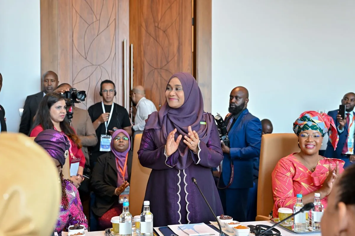 First Lady Sajidha Mohamed at committee meeting of the 7th Merck Foundation First Ladies Initiative (MFFLI) Summit (Photo/President's Office)