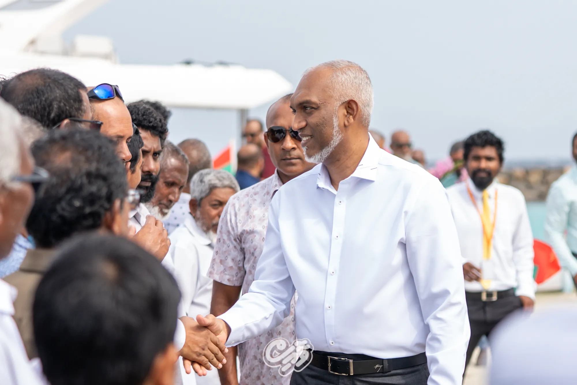 ރައީސުލްޖުމްހޫރިއްޔާ ޑރ. މުޙައްމަދު މުޢިއްޒު، ނ. ލަންދޫއަށް ވަޑައިގެންފި
