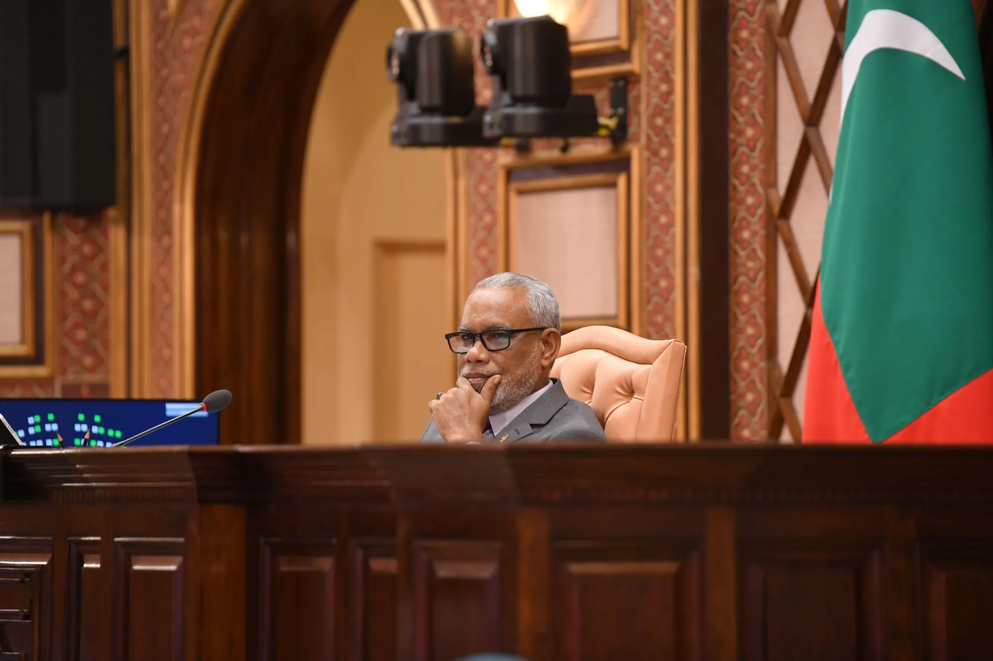މަޖިލީހުގެ ރައީސް ޢަބްދުއްރަހީމް ޢަބްދުﷲ