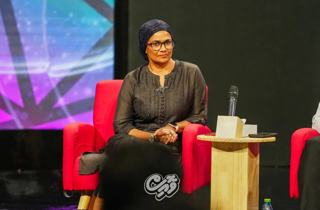 މަތީ ތަޢުލީމާއި މަސައްކަތްތެރިކަމާއި ހުނަރުތައް ތަރައްޤީކުރުމާ ބެހޭ ވަޒީރު ޑރ މަރްޔަމް މާރިޔާ، "އަހާ" ފޯރަމްގައި - ފޮޓޯ: ވޮއިސް