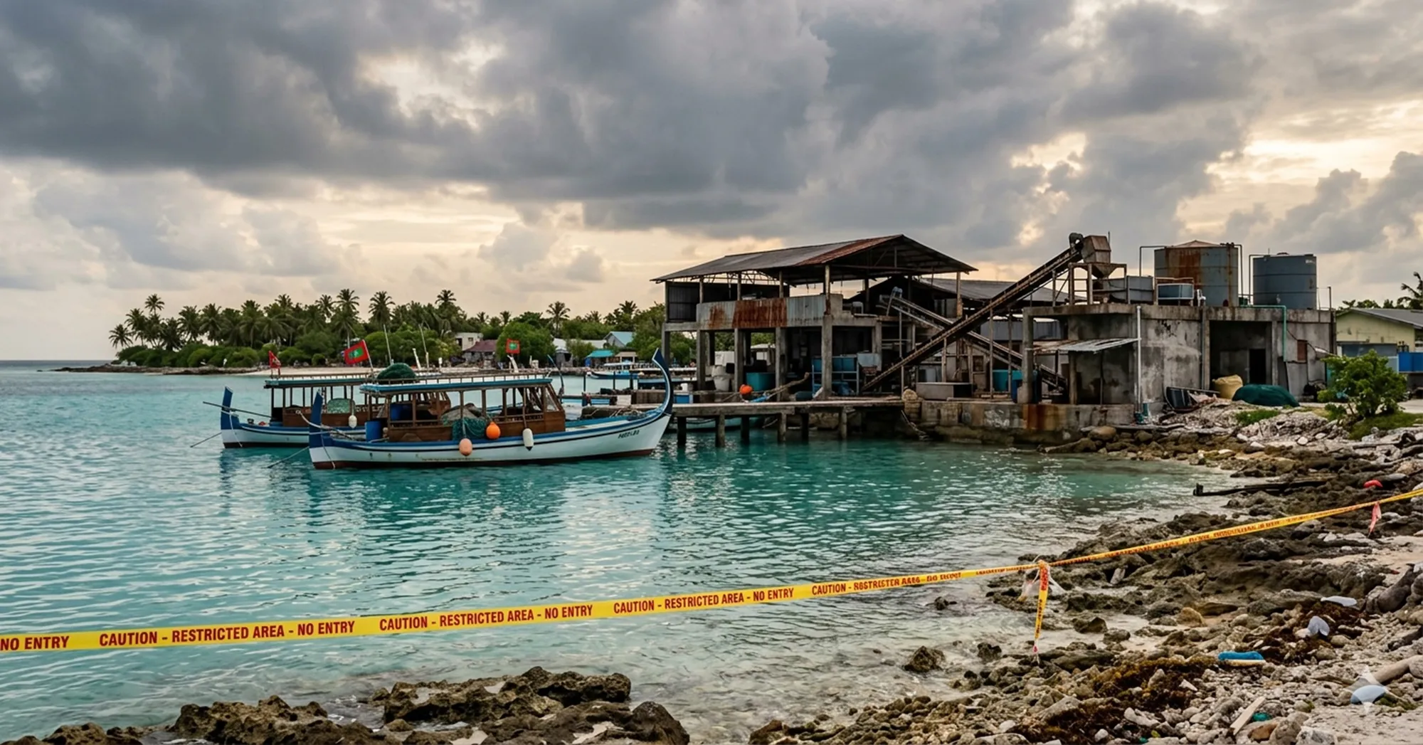 މަންޒަރު ސިފަކޮށްދިނުމަށް ދުވަސްގެ ގްރެފިކްސް ޓީމުން އޭއައި މެދުވެރިކޮށް ތައްޔާރުކޮށްފައިވާ ފޮޓޯއެއް -