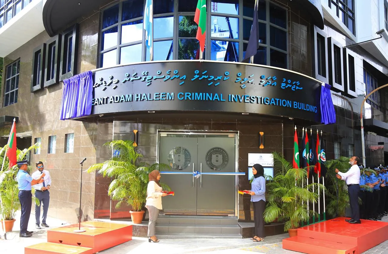 ފުލުހުންގެ ތަހުޤީޤު ޑިޕާޓްމަންޓުތަކަށް ހާއްސަކޮށްގެން ހެދި ޢިމާރާތް ހުޅުވައިފި