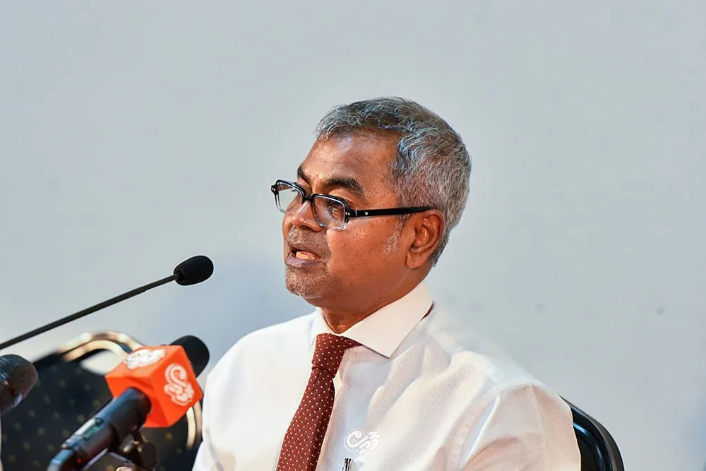 ތިމާވެށްޓާއި ހަކަތައާ ބެހޭ ވަޒީރު ތޯރިގް އިބްރާހިމް-- ފޮޓޯ: ވޮއިސް