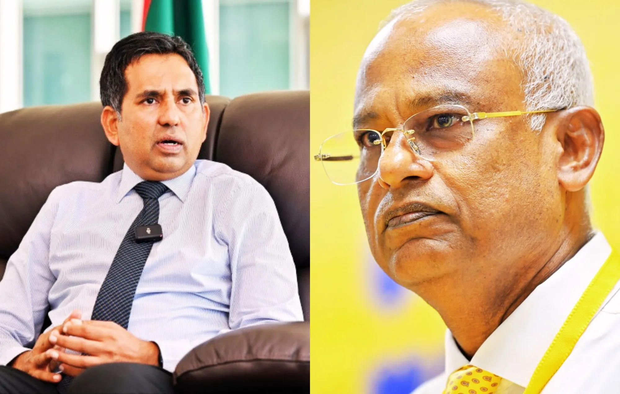 ކުރީގެ ރައީސް އިބްރާހިމް މުޙައްމަދު ސޯލިޙް އަދި ވަޒީރު މުޙައްމަދު ސަޢީދު