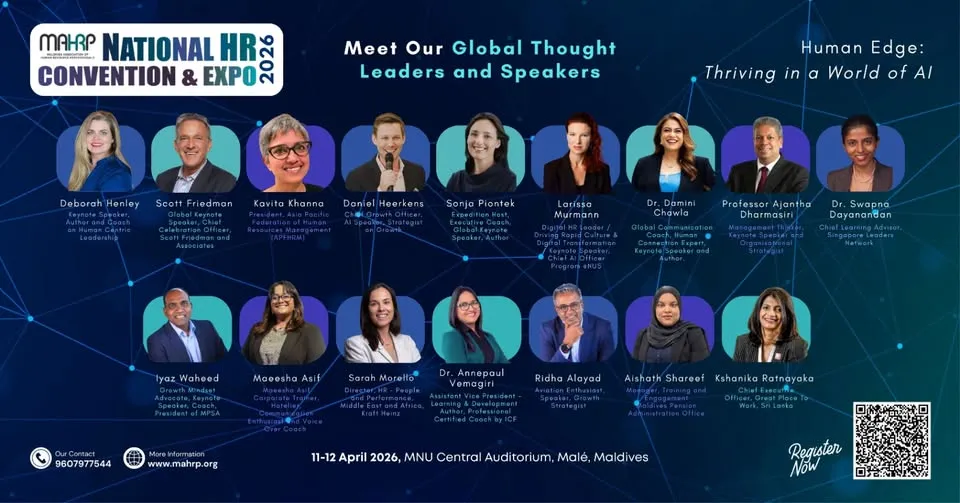 MAHRP Convention to Bring Global Thought Leaders to Maldives