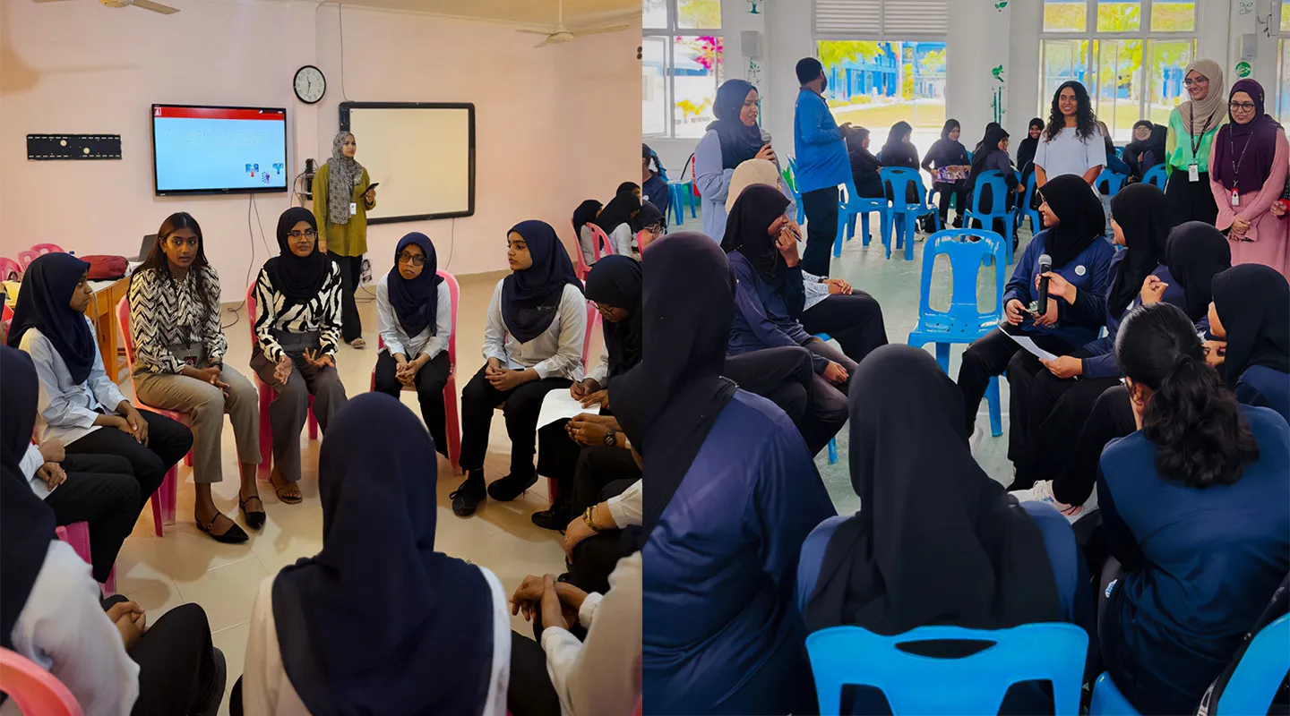 ބީއެމްއެލް އިން ގ.ދ އަދި ގއ. ތައުލީމީ މަރުކަޒުގެ ދަރިވަރުންނަށް އައިސީޓީ ދާއިރާގެ މައުލޫމާތު ސެޝަން ބާއްވައިފި