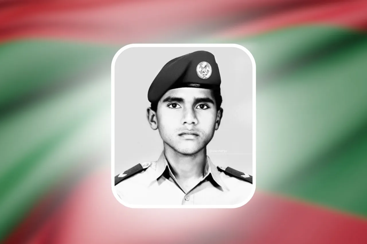 ޝަހީދު ޙުސައިން ޢާދަމް- ނަމޫނާ ދިވެހި ދަރިއެއް