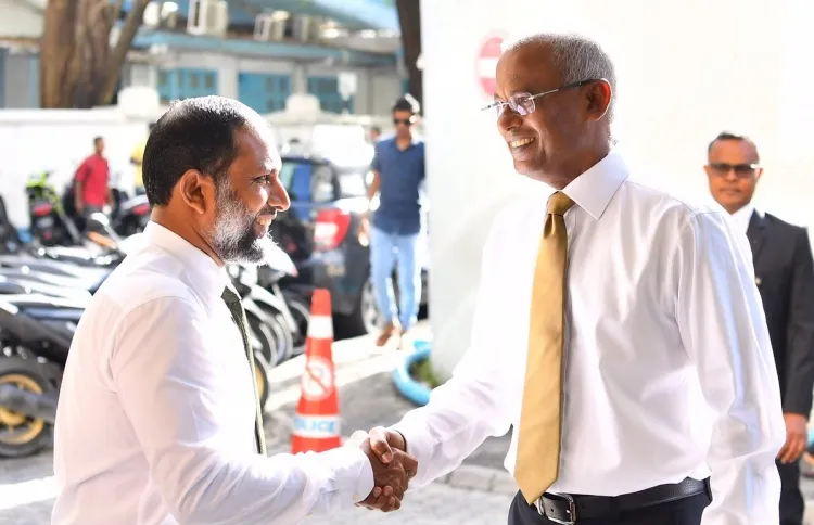 Imran and President Solih