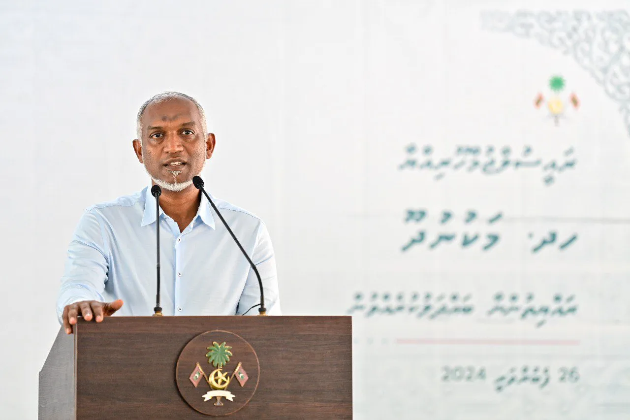 ރައީސް ޑރ.މުހައްމަދު މުއިއްޒު-- ފޮޓޯ: ރައީސް އޮފީސް