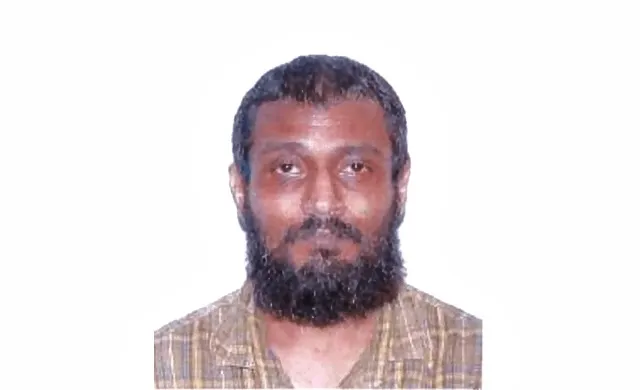 ގެއްލިގެން ހޯދަމުންދާ ސާމީ ޢަބްދުލްޙަމީދު. ފޮޓޯ/ ދިވެހި ފުލުހުންގެ ޚިދުމަތް