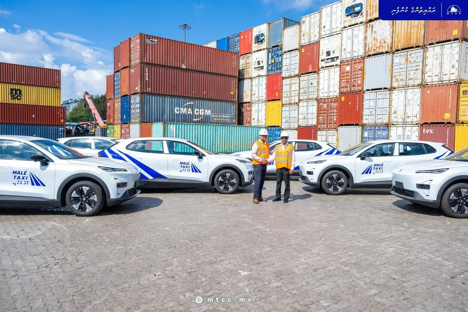 First EV Shipment for Malé Taxi Line Arrives 