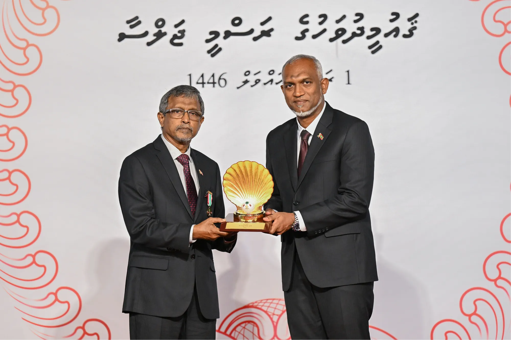 2024 ވަނަ އަހަރުގެ ގައުމީ ދުވަހުގެ ޖަލްސާ -- ފޮޓޯ: ރައީސް އޮފީސް