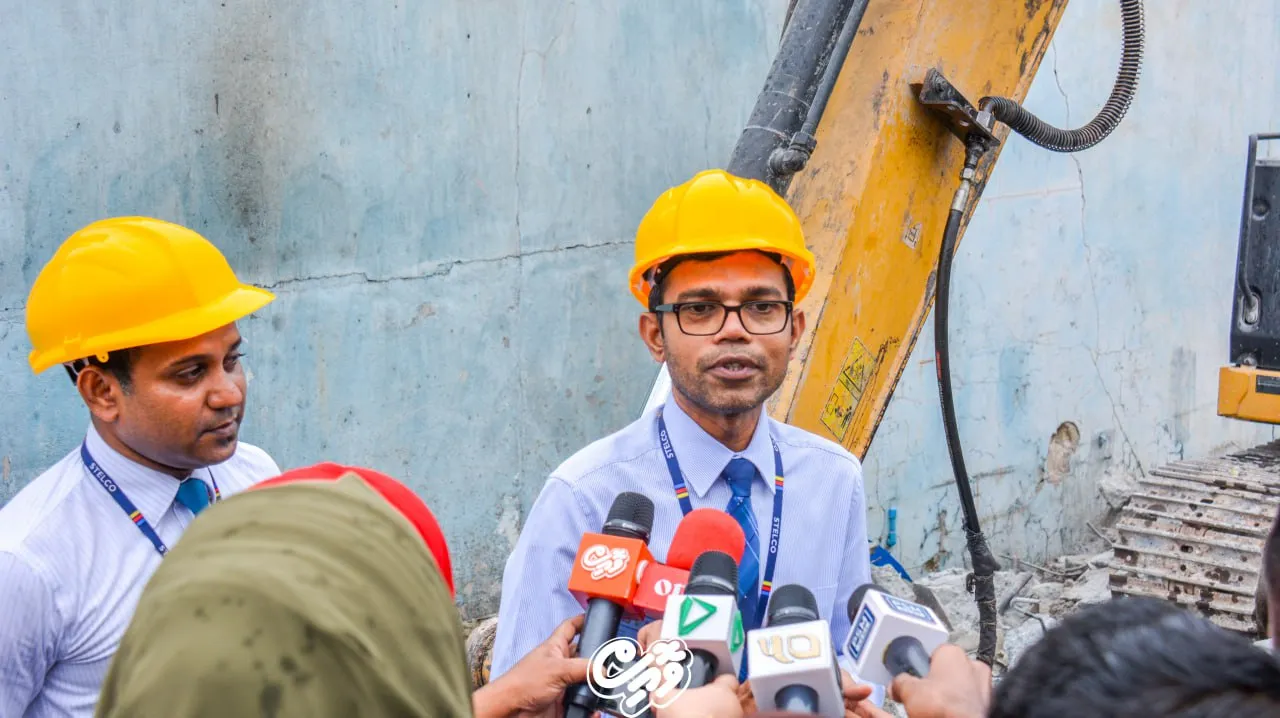 ސްޓެލްކޯގެ މެނޭޖިން ޑިރެކްޓަރު ހުސެއިން ފަހުމީ / ފޮޓޯ:ވޮއިސް