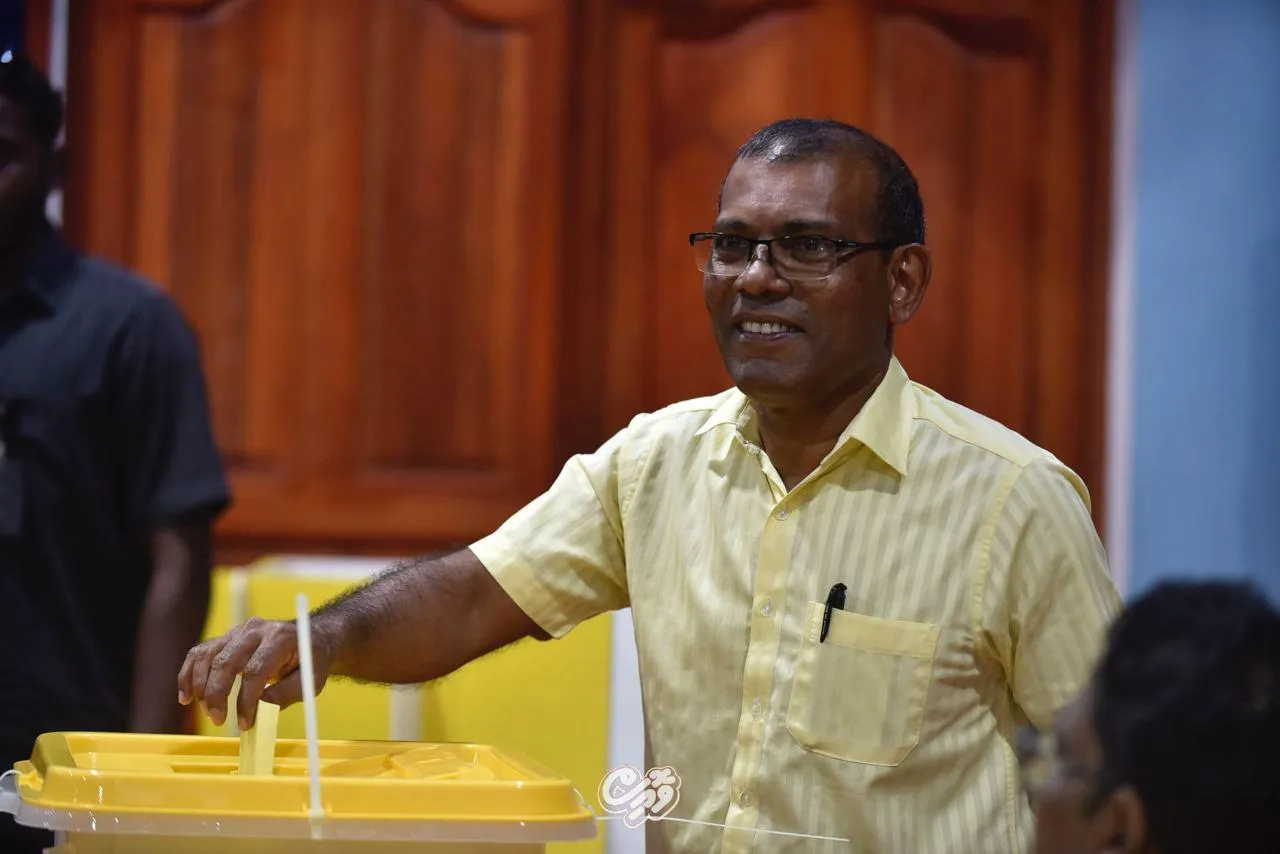 ޕްރައިމަރީގައި ރައީސް ނަޝީދު ވޯޓު ލައްވައިފި
