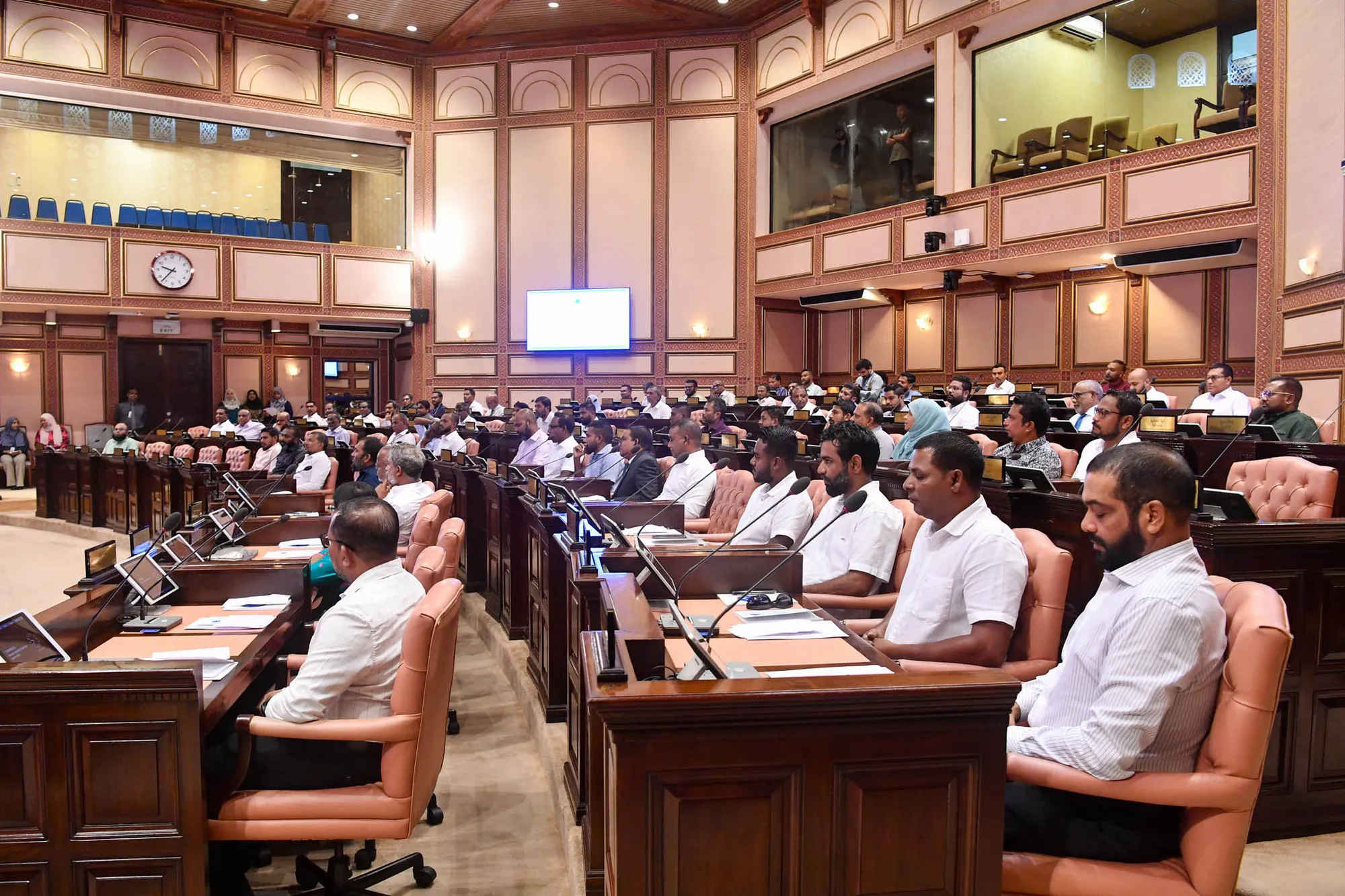 މަޖިލީހުގެ ޖަލްސާއެއްގެ ތެރެއިން: ފޮޓޯ/ މަޖިލިސް