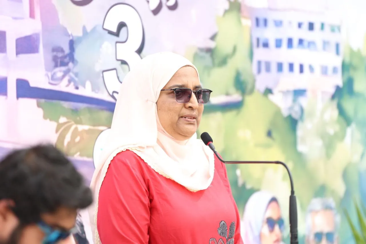 ޕީޕީއެމް ޕީއެންސީ ޓިކެޓްގައި މަޖިލީހަށް ވާދަކުރައްވާ ކުރީގެ ބަންޑާރަ ނާއިބު ޢާއިޝަތު ޢާޒިމާ ޝަކޫރު-- ފޮޓޯ/ވޮއިސް