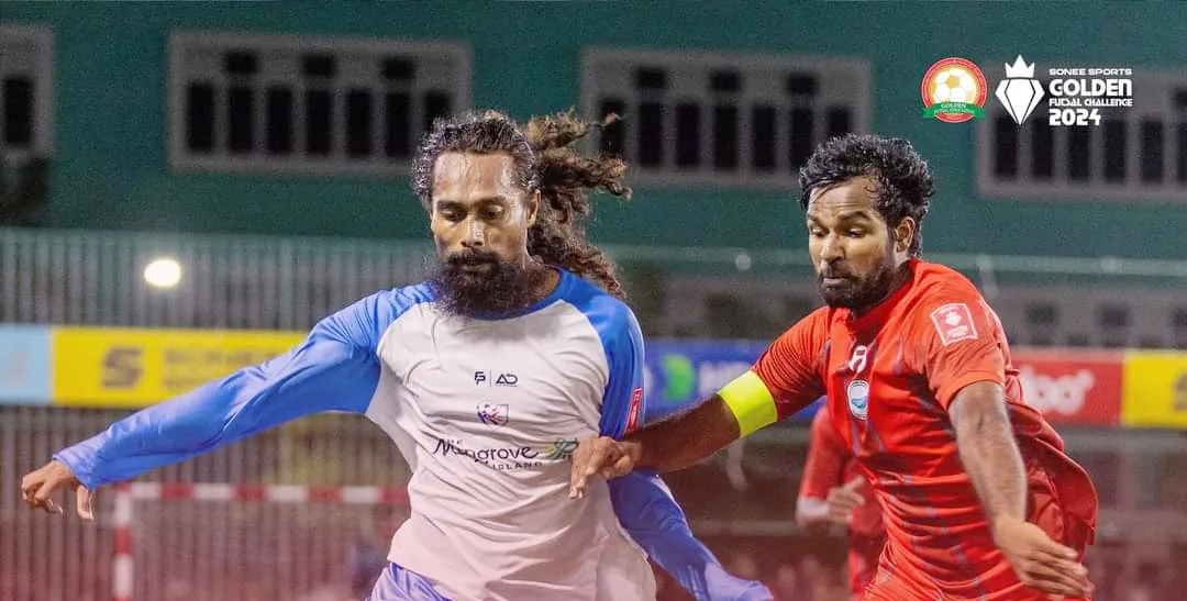 މާފަރު އަދި ކެނދިކުޅުދޫ ވާދަކުރި މެޗުގެ ތެރެއިިން.. ފޮޓޯ: ގޯލްޑަން ފުޓްސަލް އެސޯސިއޭޝަން