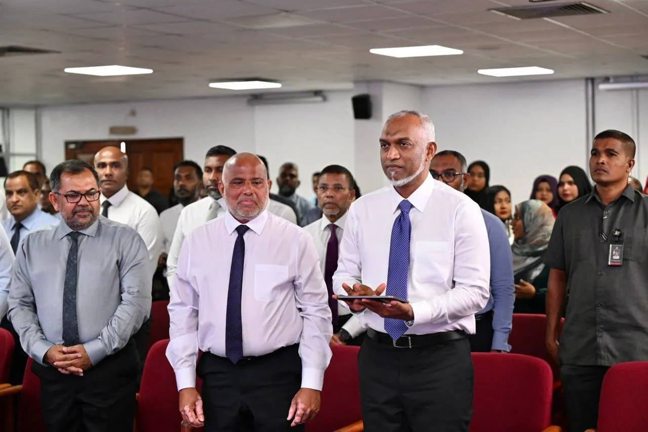 President Dr. Mohamed Muizzu launches the Hiyaavehi Financing Program (Photo/President's Office)