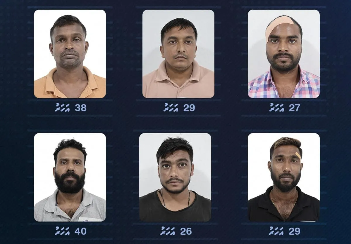 މާރާމާރީއާއި ގުޅިގެން ޑިޕޯޓް ކުރާ ބިދޭސީން: ފޮޓޯ/ އިމިގްރޭޝަން