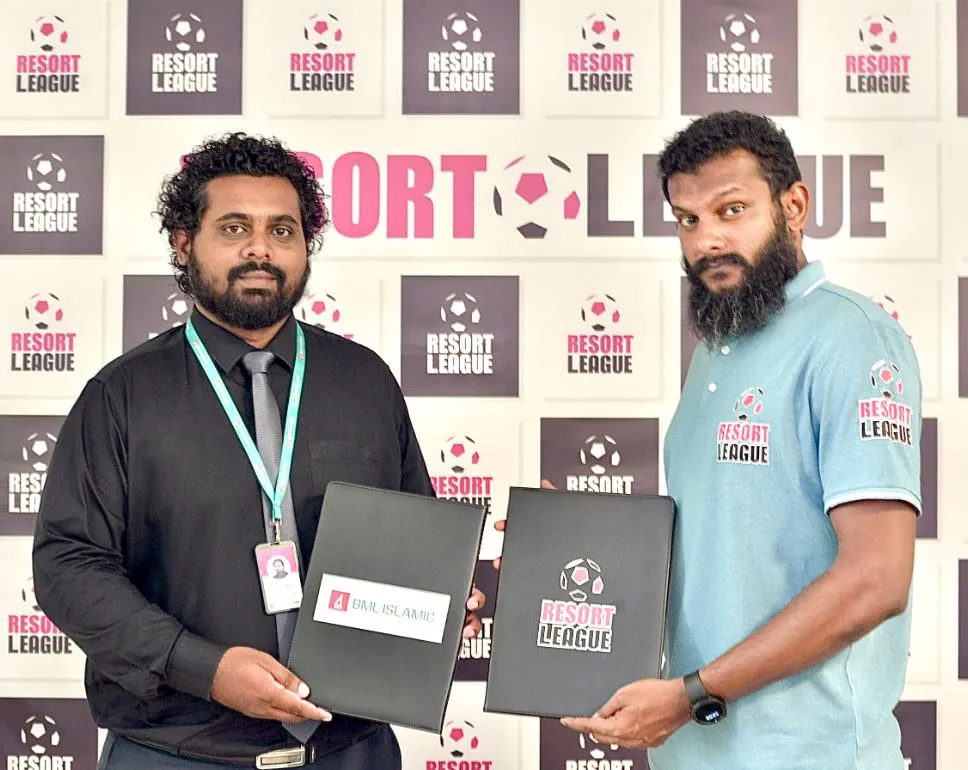 Ismail Mufeed, public relations for Resort League and Farih Fahmy (business development and strategic development) from BML Islamic