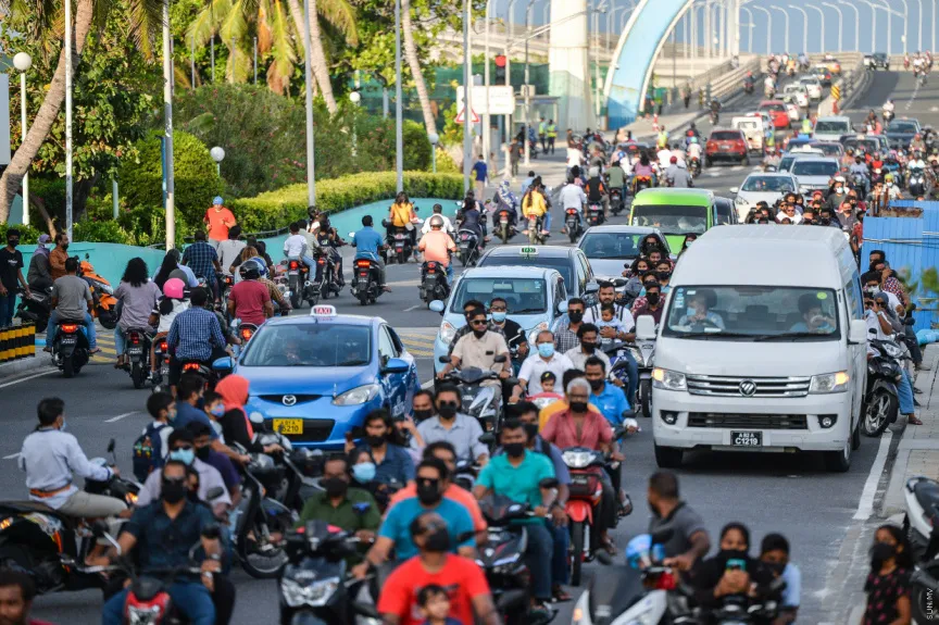 މާލޭގެ މަގުމަތި--ފޮޓޯ/ވޮއިސް