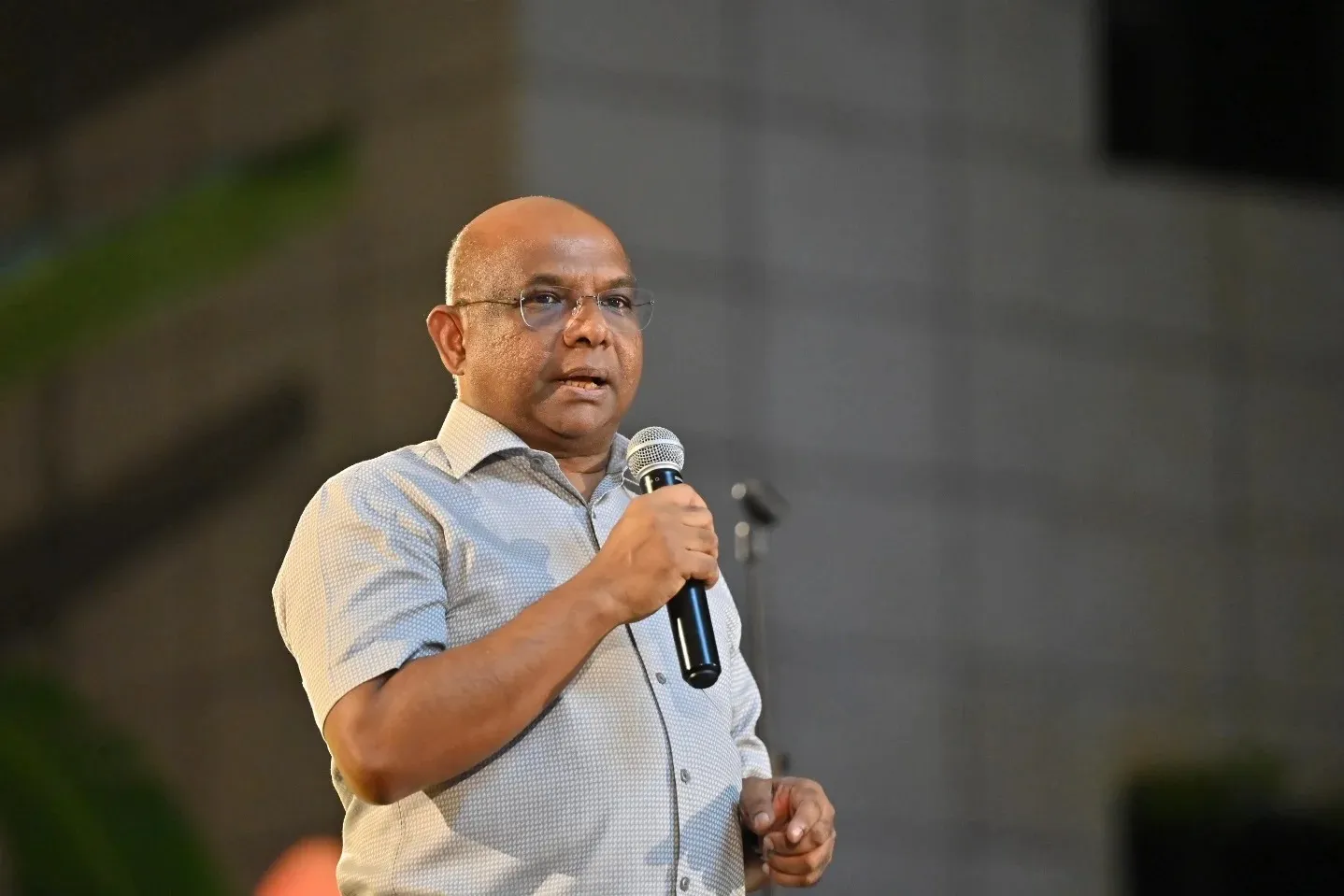 އެމްޑީޕީގެ ރައީސް ޢަބްދުﷲ ޝާހިދު.. ފޮޓޯ: އެމްޑީޕީ